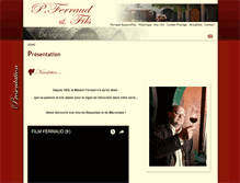 Tablet Screenshot of ferraud.com